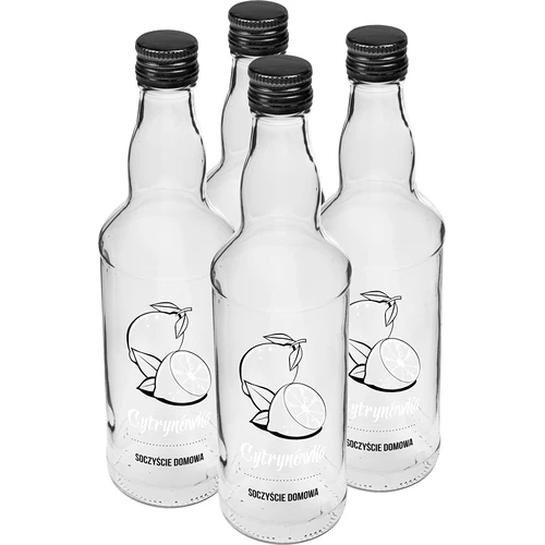 Fles 0,5 L met dop en opdruk Citroenlikeur 4 stuks - 2 ['fles voor likeur', ' fles voor water', ' fles met opdruk', ' glazen fles', ' fles voor likeur', ' citroenlikeur', ' recept voor citroenlikeur', ' zelfgemaakte citroenlikeur', ' fles voor alcohol', ' decoratieve fles', ' flessen voor wodka', ' flessen voor zelfgestookte drank', ' glazen fles 500 ml', ' trouwflessen']