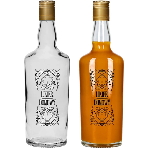 Fles 0,5 L met dop en opdruk Huisgemaakte likeur - 4 stuks - 6 ['likeurfles', ' fles voor tinctuur', ' waterfles', ' fles met opdruk', ' glazen fles', ' fles voor alcohol', ' decoratieve fles', ' wodkaflessen', ' flessen voor zelfgestookte drank', ' glazen fles 500 ml', ' trouwflessen', ' koffielikeur', ' sinaasappellikeur', ' voor advocaat']