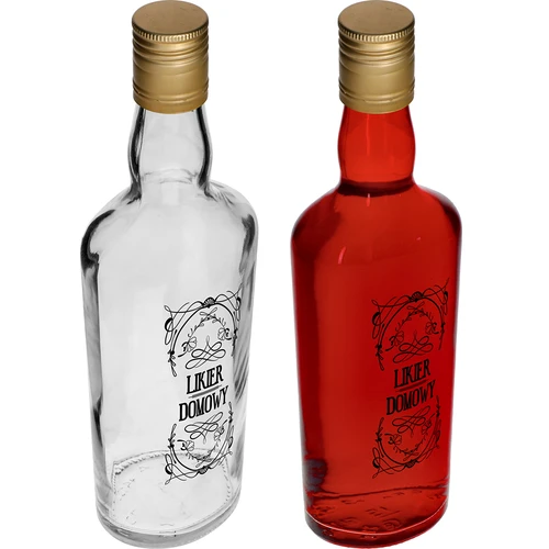 Fles 0,5 L met dop en opdruk Huisgemaakte likeur - 4 stuks - 7 ['likeurfles', ' fles voor tinctuur', ' waterfles', ' fles met opdruk', ' glazen fles', ' fles voor alcohol', ' decoratieve fles', ' wodkaflessen', ' flessen voor zelfgestookte drank', ' glazen fles 500 ml', ' trouwflessen', ' koffielikeur', ' sinaasappellikeur', ' voor advocaat']