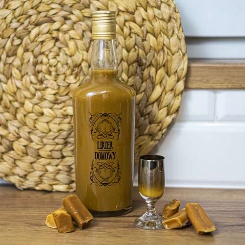 Fles 0,5 L met dop en opdruk Huisgemaakte likeur - 4 stuks - 10 ['likeurfles', ' fles voor tinctuur', ' waterfles', ' fles met opdruk', ' glazen fles', ' fles voor alcohol', ' decoratieve fles', ' wodkaflessen', ' flessen voor zelfgestookte drank', ' glazen fles 500 ml', ' trouwflessen', ' koffielikeur', ' sinaasappellikeur', ' voor advocaat']