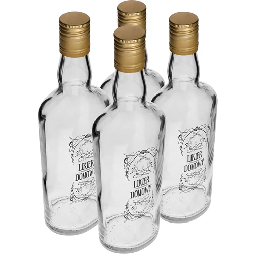 Fles 0,5 L met dop en opdruk Huisgemaakte likeur - 4 stuks - 2 ['likeurfles', ' fles voor tinctuur', ' waterfles', ' fles met opdruk', ' glazen fles', ' fles voor alcohol', ' decoratieve fles', ' wodkaflessen', ' flessen voor zelfgestookte drank', ' glazen fles 500 ml', ' trouwflessen', ' koffielikeur', ' sinaasappellikeur', ' voor advocaat']