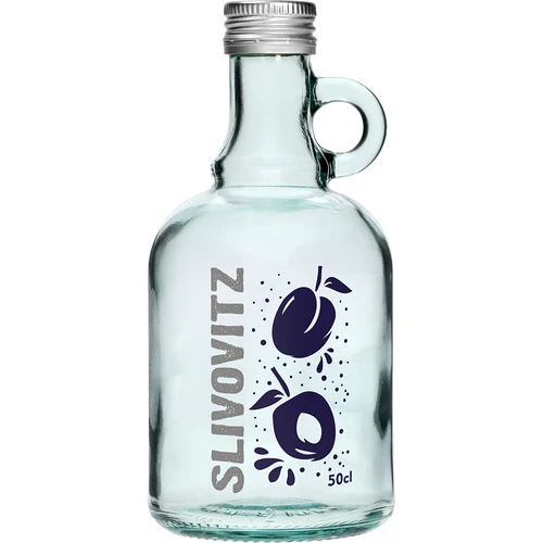 Fles 0,5 L met schroefdop en 2-kleuren opdruk Slivovitz - 4 stuks - 3 ['fles voor zelfgemaakte pruimenbrandewijn', ' fles pruimenbrandewijn', ' fles', ' glazen fles 500 ml', ' fles 0', '5 L', ' flessen met opdruk', ' fles met opdruk', ' fles met kurk', ' fles met opdruk en kurk', ' flessen met kurken']