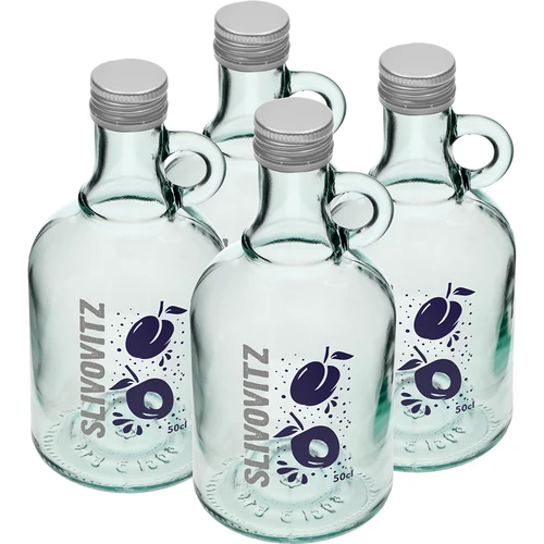 Fles 0,5 L met schroefdop en 2-kleuren opdruk Slivovitz - 4 stuks - 2 ['fles voor zelfgemaakte pruimenbrandewijn', ' fles pruimenbrandewijn', ' fles', ' glazen fles 500 ml', ' fles 0', '5 L', ' flessen met opdruk', ' fles met opdruk', ' fles met kurk', ' fles met opdruk en kurk', ' flessen met kurken']