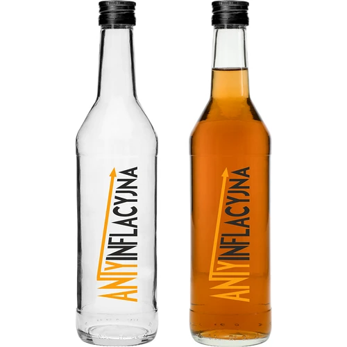 Fles 0,5 L met schroefdop en opdruk Antiinflatie - 4 stuks - 3 ['kweepeerlikeur', ' citroenlikeur', ' kersenlikeur', ' fles voor kweepeerlikeur', ' fles voor likeuren', ' fles voor likeuren', ' flessen voor likeuren', ' fles met schroefdop', ' flessen met opdruk', ' glas met opdruk', ' glazen flessen', ' glazen flessen met schroefdoppen', ' cadeau-idee', ' glazen flessen met grappige opdruk', ' flessen voor bruiloft']