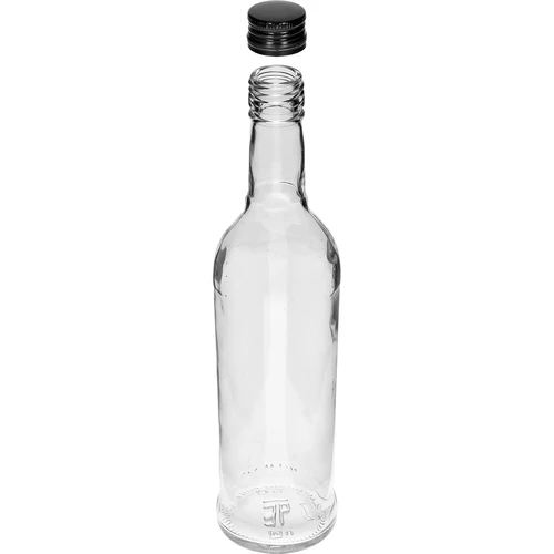 Fles 500 ml Slank, met zwarte dop, voor wodka, 6 stuks - 4 ['flessen met doppen', ' fles met dop', ' sterke drank fles', ' sterke drank flessen', ' wodkafles', ' wodkaflessen', ' sapfles', ' sapflessen', ' likeurfles', ' likeurflessen', ' alcoholflessen', ' alcoholfles', ' zwarte doppen', ' witte fles', ' schroeffles', ' schroefflessen', ' slanke flessen']
