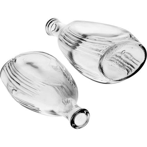 Fles "Banket" 500 ml, met kurk - 5 ['fles', ' flessen', ' fles voor likeuren', ' fles voor zelfgestookte drank', ' fles voor alcohol', ' glazen fles met kurk', ' fles 500 ml met kurk', ' flessen voor kurk', ' set voor bruiloft', ' fles voor banket']