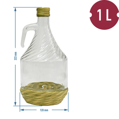 Fles Dama 1L in omhulsel, met dop - 2 ['wijnballon', ' wijnballon', ' wijnfles', ' wijnfles', ' wijnfles', ' wijnkan', ' wijnkan', ' wijnkan', ' wijnkan', ' wijnballon 50l', ' wijnballon 50l castorama', ' wijnballon 50l', ' wijnballon 50l castorama', ' wijnballon', ' wijnballon castorama', ' fles in wilg', ' fles in wilgenmand']