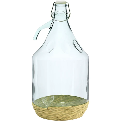 Fles Dama 5L in omhulsel, metalen sluiting  - 1 ['wijnballon', ' wijnballon', ' wijnfles', ' wijnfles', ' wijnfles', ' wijnkan', ' wijnkan', ' wijnkan', ' wijnkan', ' wijnballon 50l', ' wijnballon 50l castorama', ' wijnballon 50l', ' wijnballon 50l castorama', ' wijnballon', ' wijnballon castorama', ' fles in wilg', ' fles in wilgenmand']