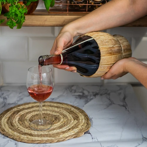 Fles Fiasco 2000 voor wijn in vlechtwerk - 2 l - 4 ['fles voor alcohol', ' decoratieve flessen voor alcohol', ' glazen fles voor alcohol', ' flessen voor zelfgestookte drank voor bruiloft', ' fles voor likeur', ' fles voor wijn', ' flessen voor wijn', ' likeur']