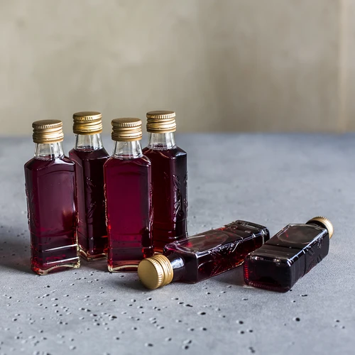 Fles Flora 100 ml met dop fi28, 8 stuks. - 9 ['fles voor likeur', ' flessen voor likeur', ' fles voor alcohol', ' decoratieve flessen voor alcohol', ' glazen fles voor alcohol', ' flessen voor zelfgestookte drank voor bruiloft', ' fles voor likeur', ' decoratieve flessen', ' fles voor wodka', ' fles voor wodka.']