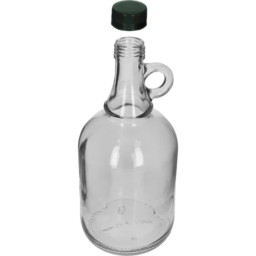 Fles Gallone 1L zonder vlechtwerk, met dop - 2