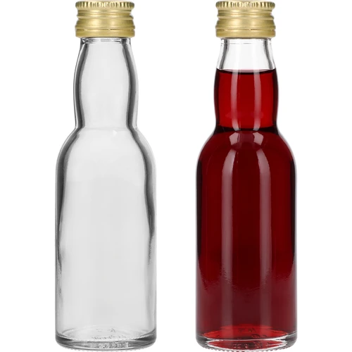 Flesje ‘Maluch’ met goudkleurige schroefdop, 40 ml, 10 stuks - 4