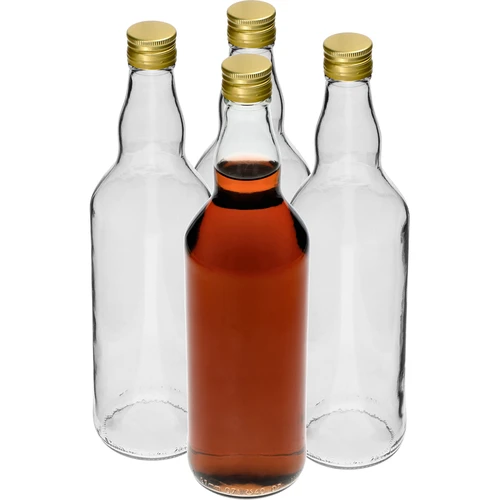 Fles 'Monopol' 700 ml met dop - 4 stuks - 2 ['monopolflessen', ' monopol fles', ' fles met dop', ' flessen met doppen', ' flessen 700 ml', ' fles 700 ml', ' flessen voor alcohol', ' fles voor dranken', ' flessen voor sappen', ' flessen met schroefdop', ' flessen met dop', ' flessen met doppen']