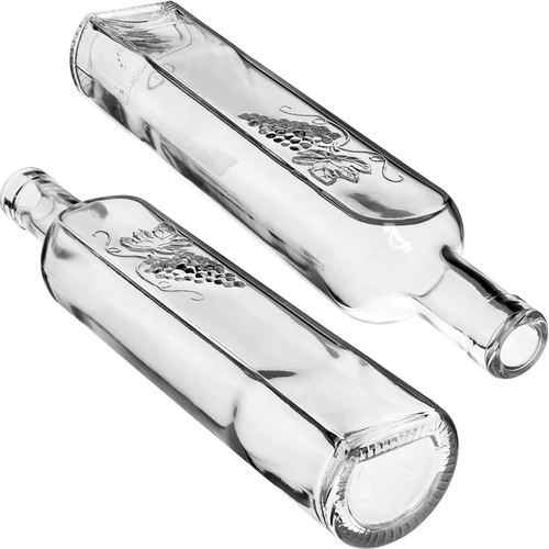 Fles OnSCHULDIG 500 ml met kurk - 6 ['fles voor likeur', ' decoratieve fles', ' fles met druiven', ' fles voor wijn', ' fles voor mede', ' fles voor olijfolie', ' fles voor olie', ' fles met kurk', ' fles 500 ml', ' sierfles', ' fles voor cadeau']