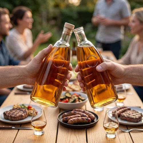 Fles „Staromiejska” met paddenstoelkurk, 500 ml, 1 stuk - 8