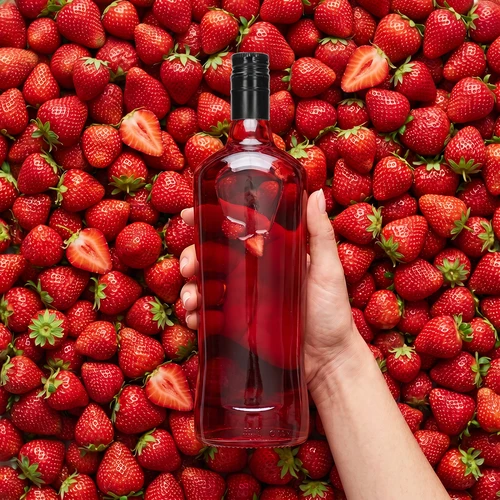 Fles „Szafirowa” 700 ml met schroefdop, 1 st. - 7