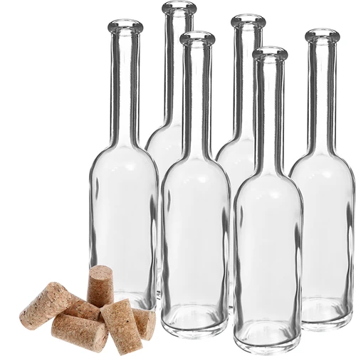 Fles voor likeur 100 ml 6 stuks + 6 kurken - 3 ['fles voor alcohol', ' decoratieve flessen voor alcohol', ' glazen fles voor alcohol', ' flessen voor zelfgestookte drank voor bruiloft', ' fles voor likeur', ' fles voor wijn', ' flessen voor wijn', ' likeur']