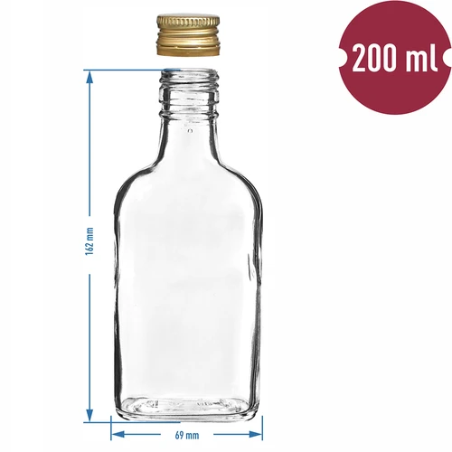Fles voor likeuren heupfles met dop 200 ml 10 stuks - 6 ['flessen', ' heupflessen', ' likeuren', ' flessen voor likeuren', ' flesjes', ' huisgemaakte dranken', ' huisgemaakte likeuren', ' heupfles met dop', ' fles met dop', ' flesje met dop']