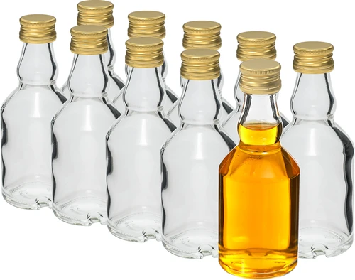 Flesje 50 ml met dop - 10 stuks - 2 ['glazen fles 50 ml', ' flesje 50 ml', ' kleine flessen', ' klein flesje', ' glazen flessen 50 ml', ' decoratief glas', ' flesje met dop', ' flesjes met doppen']