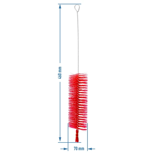 Flessenborstel 1 L - 2 ['borstel voor het wassen van ballonnen', ' borstel voor het schoonmaken van ballonnen', ' borstel voor het schoonmaken van wijnballonnen', ' ballonnen wassen', ' ballonnen schoonmaken', ' ballonnen desinfecteren']