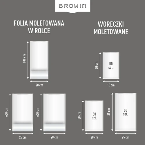Folie voor vacuümsealer - buisfolie 20x600cm - 14