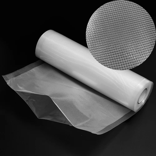 Folie voor vacuümsealer - hoes 20x600cm - 2 ['geëmbosseerde folies', ' folies voor vacuümsealer', ' folies voor vacuümverpakking', ' voedselverpakkingsfolies', ' geëmbosseerde folie op rol', ' folies voor sealer', ' vacuümverpakking', ' voedselopslag thuis', ' sealfolies', ' voordelen van vacuümverpakking', ' waarom vacuümverpakken', ' opslag van voedingsmiddelen en producten', ' hoe voedsel te verpakken']