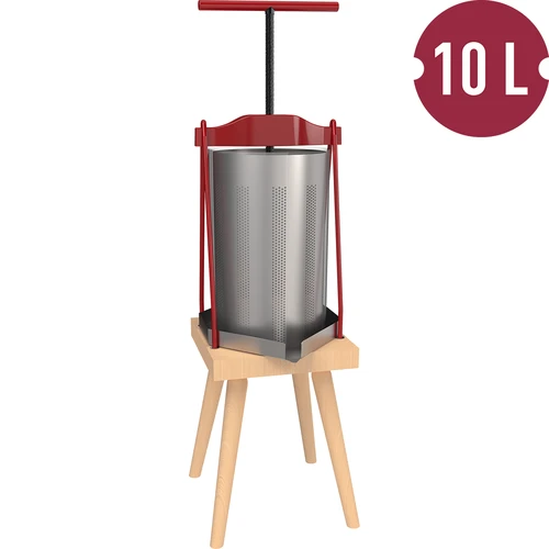 Framepers voor fruit – met metalen mand, voor 10L - 2 ['framepers voor fruit', ' framepers', ' fruitpers', ' pers voor het persen van fruit', ' pers voor het persen van sap', ' pers voor het persen van fruitsap', ' beste fruitpers', ' aanbevolen fruitpers', ' praktische fruitpers', ' thuis wijn maken', ' geperst sap', ' accessoires voor verwerking', ' voor het persen van sap', ' handmatige fruitpers', ' voor het persen van sap', ' wijnpers', ' pers met metalen mand', ' metalen fruitpers']