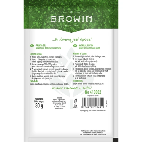 Frukta-Gel - Pectine voor jam en confituren, 15 stuks - 3 ['geleermiddel', ' voor jam en confituren', ' voor veganistische gelei', ' heerlijke jams', ' confituren', ' pectine voor jam', ' fruit geleren', ' fruitconserven']