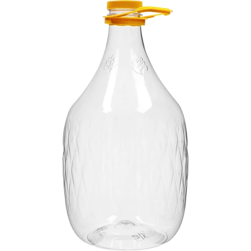 Gans Dame 5 L PET, met dop en handvat  - 1 ['gans', ' gans voor wijn', ' gans dame', ' dame in mand', ' dame 5 L', ' ballon 5 L', ' demijohn', ' ballon in mand', ' fles dame 5L in mand', ' ballon gans voor wijn', ' gans voor brouwsel', ' ballon voor wijn', ' fles voor wijn', ' fles voor wijn', ' kan voor wijn', ' demijohn voor wijn', ' ballon voor wijn 5 liter', ' gans met dop', ' wijnset', ' onbreekbare dame', ' wijnaccessoires', ' thuis wijnmaken', ' wijnapparatuur', ' aanbevolen voor wijn']