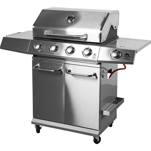 Gasbarbecue dragON BBQ201, 18,8 kW, zilver  - 1 ['gasbarbecue', ' moderne barbecue', ' welke barbecue te kopen', ' welke barbecue te kiezen', ' gietijzeren rooster', ' zijbrander', ' thermometer in de deksel', ' zijplank van de barbecue', ' mobiele barbecue', ' pizza-barbecue', ' barbecue met wielen', ' gemakkelijk schoon te maken barbecue', ' barbecue met hoog verwarmingsvermogen', ' ergonomische knoppen van de barbecue', ' barbecue met modern design', " aroma's op de branders van de barbecue", ' barbecue-accessoires', ' barbecue voor een goede prijs', ' stabiele barbecue', ' beste barbecueën', ' barbecue-uitrusting', ' stevige barbecue', ' multifunctionele barbecue', ' functionele barbecue', ' groenten barbecueën']