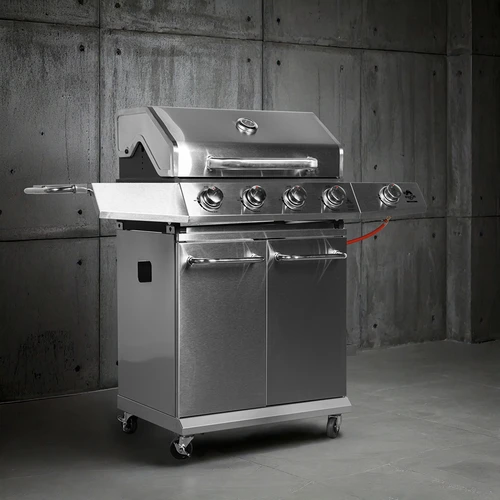 Gasbarbecue dragON BBQ201, 18,8 kW, zilver - 4 ['gasbarbecue', ' moderne barbecue', ' welke barbecue te kopen', ' welke barbecue te kiezen', ' gietijzeren rooster', ' zijbrander', ' thermometer in de deksel', ' zijplank van de barbecue', ' mobiele barbecue', ' pizza-barbecue', ' barbecue met wielen', ' gemakkelijk schoon te maken barbecue', ' barbecue met hoog verwarmingsvermogen', ' ergonomische knoppen van de barbecue', ' barbecue met modern design', " aroma's op de branders van de barbecue", ' barbecue-accessoires', ' barbecue voor een goede prijs', ' stabiele barbecue', ' beste barbecueën', ' barbecue-uitrusting', ' stevige barbecue', ' multifunctionele barbecue', ' functionele barbecue', ' groenten barbecueën']