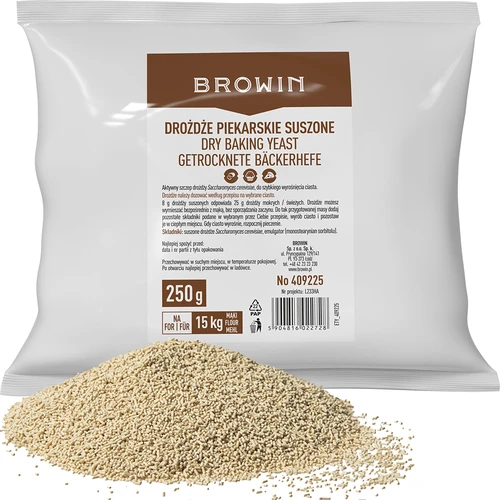Gedroogde bakkersgist, 250g  - 1 ['bakkersgist', ' bakkersgist', ' voor brood bakken', ' voor het bakken van brood', ' voor gistdeeg', ' instant gist', ' gist voor pizza', ' zelfgebakken brood', ' zelfgemaakte pizza', ' eetbare gist', ' gist voor hartige en zoete baksels', ' blijf thuis', ' beproefde gist', ' zelfgebakken', ' de beste baksels']
