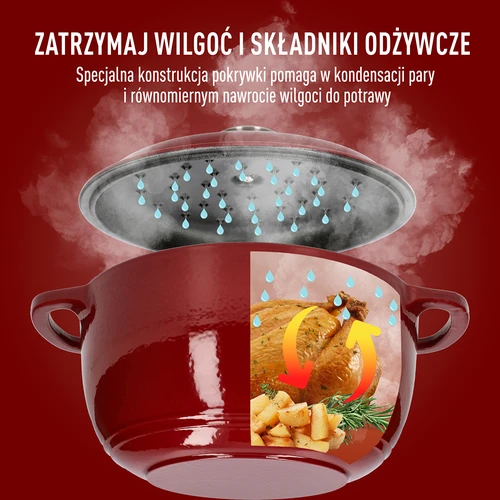 Geëmailleerde gietijzeren pot - bordeaux, 4 L - 6 ['gietijzeren potten', ' geëmailleerde gietijzeren potten', ' gietijzeren kookgerei', ' voordelen van gietijzeren kookgerei', ' geëmailleerd gietijzer', ' koken in een gietijzeren pot', ' gietijzeren pot met email', ' pot in ecru kleur', ' pot in bordeaux kleur', ' pot in salie kleur', ' waarom koken in gietijzeren potten', ' als cadeau', ' welke gietijzeren potten te kiezen']