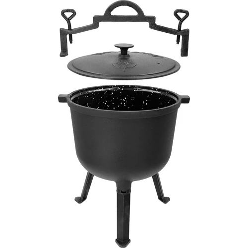 Geëmailleerde ketel, 10l, gietijzer - 2 