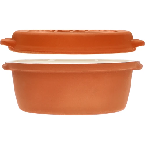 Geglazuurde Romeinse pot 4,5 L (meanders) - 4 ['Romeinse pot', ' vetvrij braden', ' stomen', ' gezond koken', ' voor vlees', ' voor het braden van vlees', ' voor brood', ' voor vis', ' voor vegetariërs', ' eenpansgerechten', ' gerechten voor kinderen', ' dieetgerechten', ' voor het bakken van brood', ' geëmailleerde Romeinse pot', ' gecoate Romeinse pot', ' geglazuurde Romeinse pot', ' kleipot', ' Romeins vat', ' Romeinse vorm', ' kleien pot', ' Romeinse pot met deksel', ' vat met deksel', ' cadeau-idee']