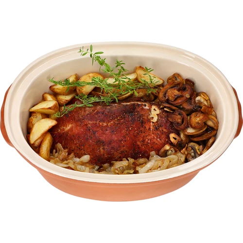 Geglazuurde Romeinse pot 4,5 L (meanders) - 11 ['Romeinse pot', ' vetvrij braden', ' stomen', ' gezond koken', ' voor vlees', ' voor het braden van vlees', ' voor brood', ' voor vis', ' voor vegetariërs', ' eenpansgerechten', ' gerechten voor kinderen', ' dieetgerechten', ' voor het bakken van brood', ' geëmailleerde Romeinse pot', ' gecoate Romeinse pot', ' geglazuurde Romeinse pot', ' kleipot', ' Romeins vat', ' Romeinse vorm', ' kleien pot', ' Romeinse pot met deksel', ' vat met deksel', ' cadeau-idee']