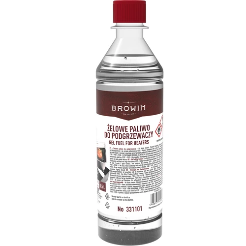Gelbrandstof voor rookovenverwarmers 0,5 L  - 1 ['brandstof voor rookoven', ' gelbrandstof voor rookoven', ' gelbrandstof voor mini-rookoven', ' gelbrandstof voor balkonrookoven', ' geurloze gelbrandstof']