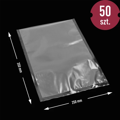 Geprofileerde zakken voor vacuümmachine 25 x 35 cm, 50 stuks - 8 ['geprofileerde zakken', ' zakken voor vacuümmachine', ' zakjes voor vacuümverpakking', ' voedselzakjes', ' folies voor sealmachine', ' vacuümverpakking', ' voedselopslag thuis', ' sealfolies', ' geprofileerde folies', ' voordelen van vacuümverpakking', ' zakjes voor sealmachine', ' waarom vacuümverpakken de moeite waard is', ' opslag van producten en voedingsmiddelen', ' hoe voedsel te verpakken']