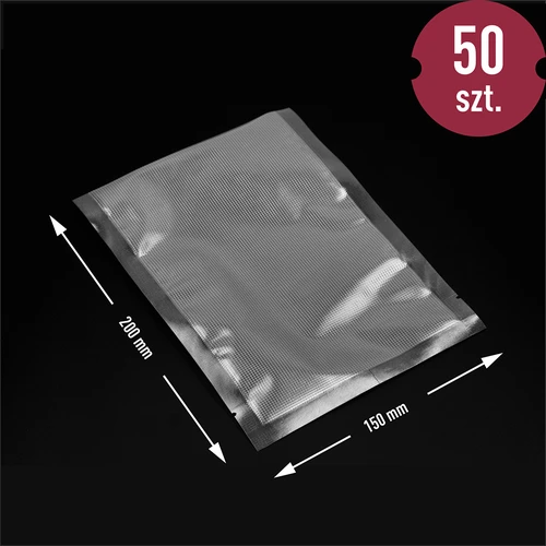 Geribbelde vacuümzakken voor vacuümsealer 15x20 cm, 50 stuks - 7