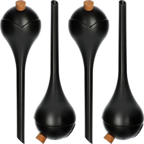 Gietballen voor planten, matzwart, met kurk, 400ml, 4 stuks  - 1 ['gieters', ' bloemen waterdispenser', ' voor het water geven van bloemen', ' bloemenbevochtigers', ' bloemenirrigatie', ' plantenirrigatie', ' potirrigators', ' voor het water geven van bloemen', ' voor kamerplanten', ' irrigatiesysteem', ' gietbal', ' waterdispenser voor potten', ' plantenballen', ' plantendispenser', ' planten water geven', ' gietbal', ' van bovenaf vulbare gietballen', ' van bovenaf vulbare dispensers', ' gietballen met kurk', ' zwarte gietballen', ' loftontwerp']
