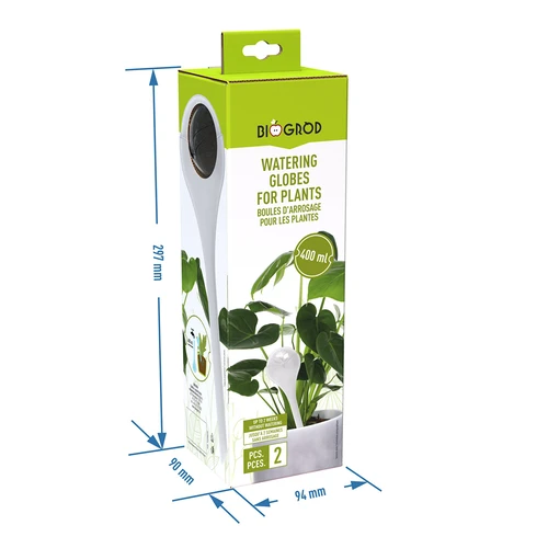 Gietballen voor planten, transparant, 400 ml, 2 stuks - 6 ['gieters', ' bloemen waterdispenser', ' voor het water geven van bloemen', ' bloemenbevochtigers', ' bloemenirrigatie', ' plantenirrigatie', ' potirrigators', ' voor het water geven van bloemen', ' voor kamerplanten', ' irrigatiesysteem', ' gietbal', ' waterdispenser voor potten', ' plantenballen', ' dispenser voor planten', ' planten water geven', ' gietbal']