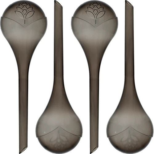 Gietballen voor planten, zwart transparant, 400 ml, 4 stuks  - 1 ['gieters', ' bloemen waterdispenser', ' voor het water geven van bloemen', ' bloemenbevochtigers', ' bloemenirrigatie', ' plantenirrigatie', ' potirrigators', ' voor het water geven van bloemen', ' voor kamerplanten', ' irrigatiesysteem', ' gietbal', ' waterdispenser voor potten', ' plantenballen', ' plantendispenser', ' planten water geven', ' gietbal', ' zwarte gietballen', ' loftontwerp', ' transparante gietballen']
