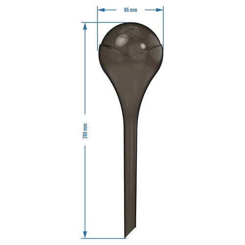 Gietballen voor planten, zwart transparant, 400 ml, 4 stuks - 5 ['gieters', ' bloemen waterdispenser', ' voor het water geven van bloemen', ' bloemenbevochtigers', ' bloemenirrigatie', ' plantenirrigatie', ' potirrigators', ' voor het water geven van bloemen', ' voor kamerplanten', ' irrigatiesysteem', ' gietbal', ' waterdispenser voor potten', ' plantenballen', ' plantendispenser', ' planten water geven', ' gietbal', ' zwarte gietballen', ' loftontwerp', ' transparante gietballen']