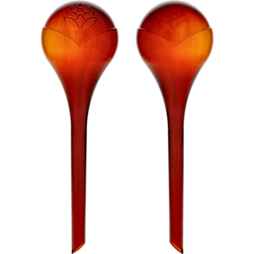 Gieters voor planten, amberkleurig transparant, 400 ml, 2 stuks  - 1 ['gieters', ' bloemen waterdispenser', ' voor het water geven van bloemen', ' bloemenbevochtigers', ' bloemenirrigatie', ' plantenirrigatie', ' potirrigators', ' voor het water geven van bloemen', ' voor kamerplanten', ' irrigatiesysteem', ' gietbal', ' waterdispenser voor potten', ' plantenballen', ' dispenser voor planten', ' planten water geven', ' gietbal', ' amberkleurige gieters']
