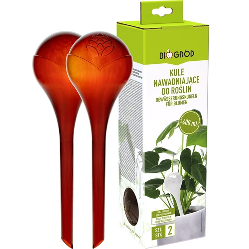 Gieters voor planten, amberkleurig transparant, 400 ml, 2 stuks - 3 ['gieters', ' bloemen waterdispenser', ' voor het water geven van bloemen', ' bloemenbevochtigers', ' bloemenirrigatie', ' plantenirrigatie', ' potirrigators', ' voor het water geven van bloemen', ' voor kamerplanten', ' irrigatiesysteem', ' gietbal', ' waterdispenser voor potten', ' plantenballen', ' dispenser voor planten', ' planten water geven', ' gietbal', ' amberkleurige gieters']