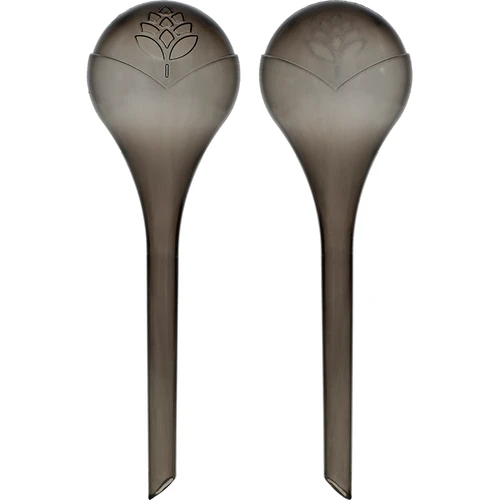 Gieters voor planten, zwart transparant, 400 ml, 2 stuks  - 1 ['gieters', ' bloemen waterdispenser', ' voor het water geven van bloemen', ' bloemenbevochtigers', ' bloemenirrigatie', ' plantenirrigatie', ' potirrigators', ' voor het water geven van bloemen', ' voor kamerplanten', ' irrigatiesysteem', ' gietbal', ' waterdispenser voor potten', ' plantenballen', ' plantenwaterdispenser', ' planten water geven', ' gietbal', ' zwarte gieters', ' loftontwerp', ' transparante gieters']