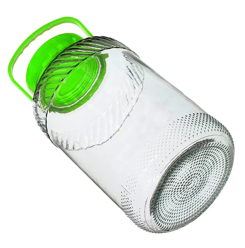 Glazen pot 8 L, met tang - 4 ['glazen potten', ' glazen pot', ' pot voor augurken', ' potten voor augurken', ' pot voor likeuren', ' containers voor likeuren', ' potten met deksel', ' grote potten met deksel', ' pot voor likeuren', ' pot voor alcohol', ' pot voor fermentatie', ' potten 8 L', ' pot met handvat', ' decoratieve pot', ' decoratieve pot', ' pot met afdichting']
