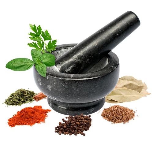 Granieten keuken vijzel - 10cm - 4 ['granit vijzel', ' vijzel met stamper', ' stenen vijzel', ' vijzel van steen', ' keuken vijzel', ' vijzel voor kruiden']