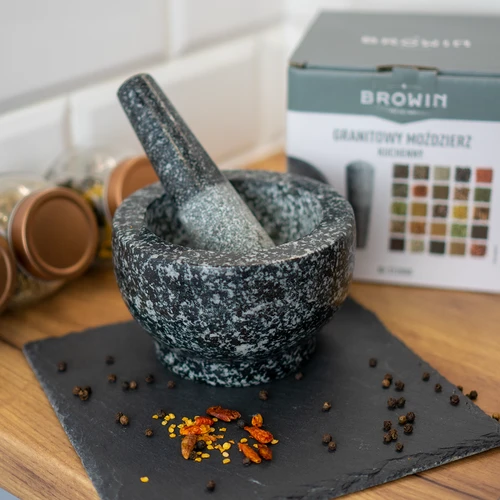 Granieten keuken vijzel met stamper - 11 ['granit vijzel', ' vijzel met stamper', ' stenen vijzel', ' vijzel van steen', ' keuken vijzel', ' vijzel voor kruiden']