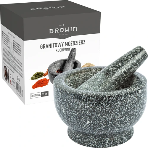 Granieten keuken vijzel met stamper - 7 ['granit vijzel', ' vijzel met stamper', ' stenen vijzel', ' vijzel van steen', ' keuken vijzel', ' vijzel voor kruiden']